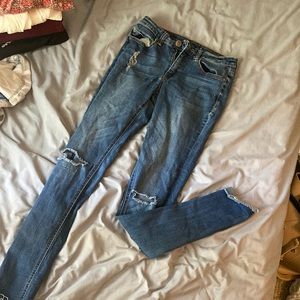 rue 21 ripped skinny jeans
